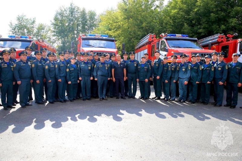 На оснащение Курганского пожарно-спасательного гарнизона поступила новая пожарная техника
