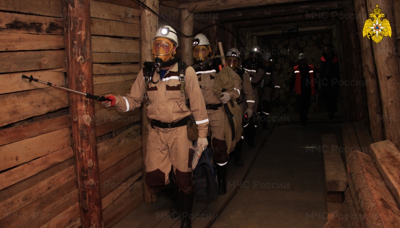 Прокопьевский военизированный горноспасательный отряд признан лучшим в стране