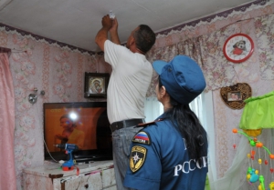 Более 15 000 современных пожарных извещателей установлено в домах жителей Новосибирской области