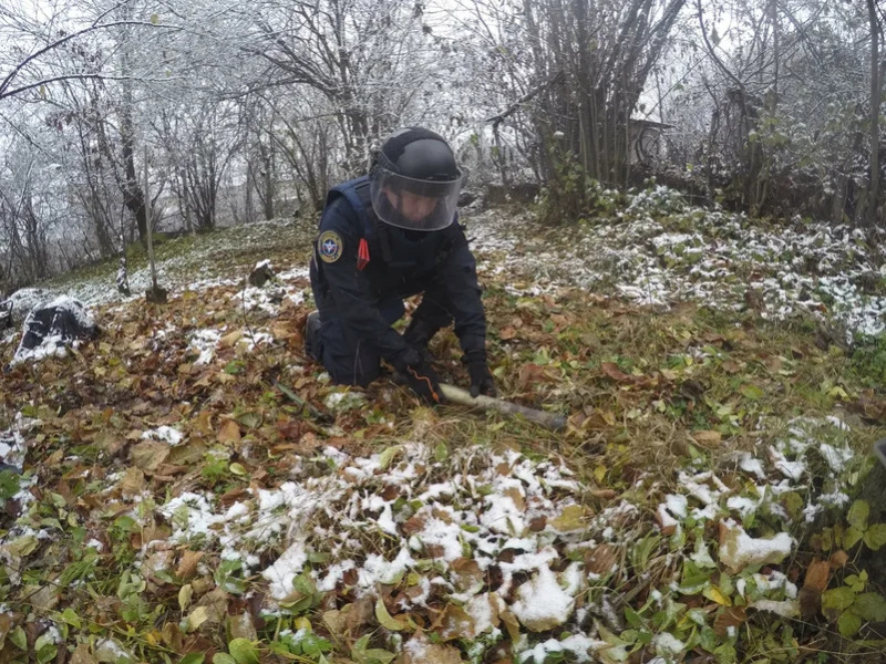 Сводная группировка МЧС России подвела итоги месячной работы в Нагорном Карабахе