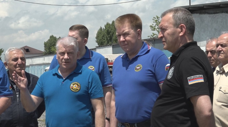 Делегация МЧС России посетила Российско-Армянский центр  гуманитарного реагирования