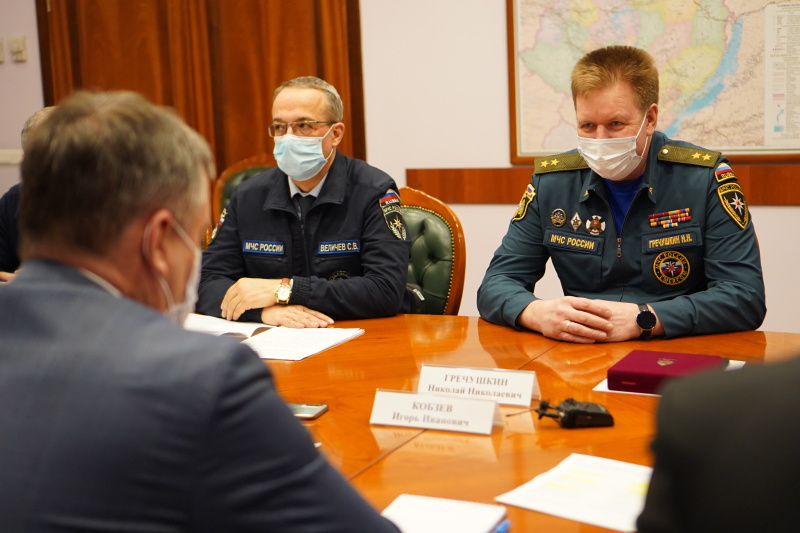 Николай Гречушкин провел ряд рабочих встреч в Иркутской области