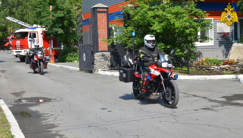 В Екатеринбурге мотогруппы с начала сезона среагировали на более 250 выездов на пожары и ДТП