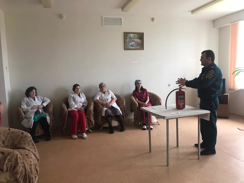 Надзорно-профилактические мероприятия  в целях повышения пожарной безопасности объектов здравоохранения и социальной защиты