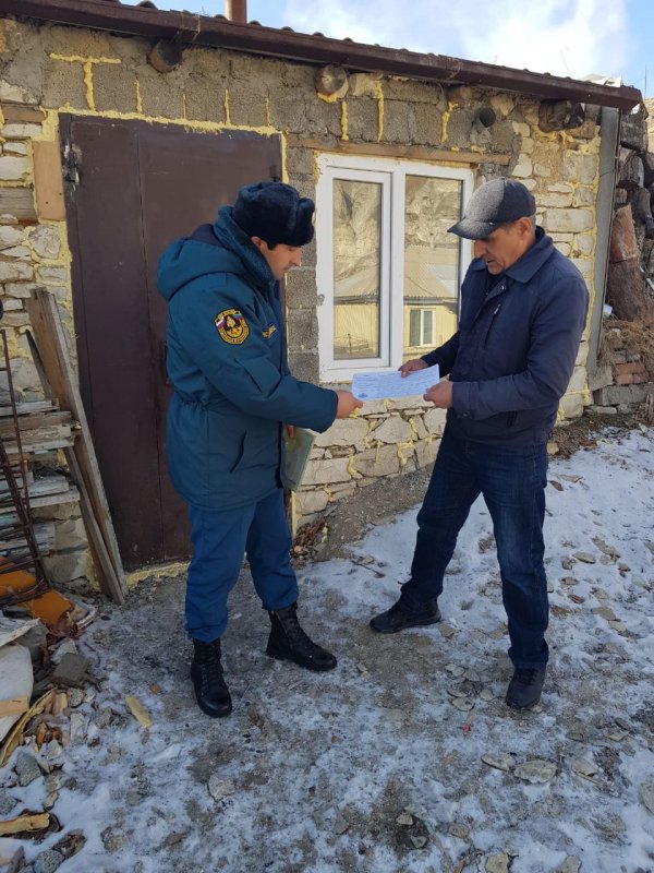 Напомнили правила пожарной безопасности