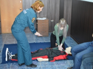 Мастер-классы по оказанию первой помощи прошли в подразделении МЧС