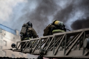 Спасли четыре человека на одном пожаре в Ленинском районе