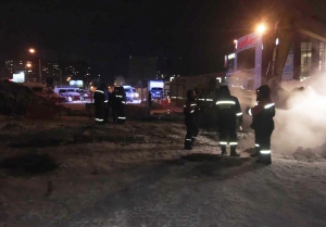 К месту коммунальной аварии доставили тепловые пушки и обогреватели