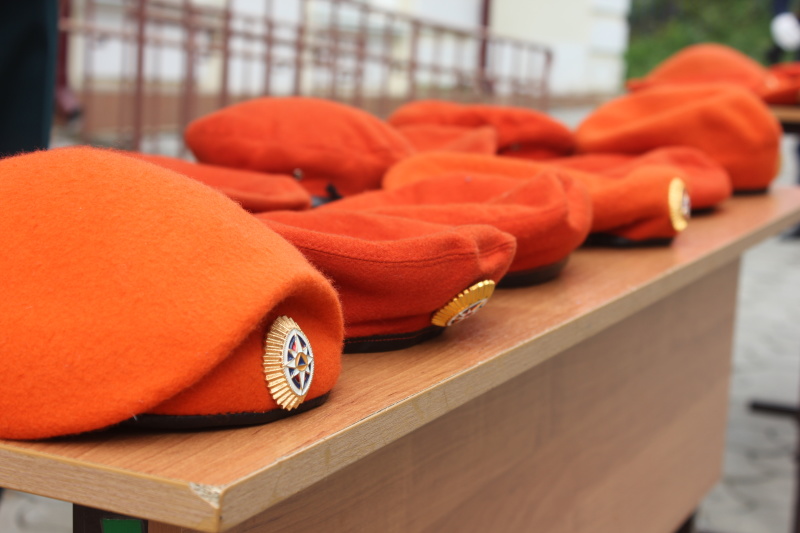 В Хабаровской Школе МЧС прошла торжественная церемония посвящения в кадеты