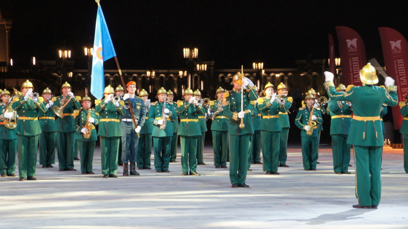 Показательный оркестр МЧС России принял участие в фестивале «Спасская башня»