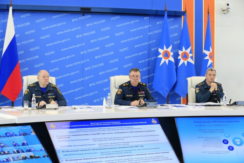 МЧС России координирует вопросы межведомственного взаимодействия по предупреждению природных рисков