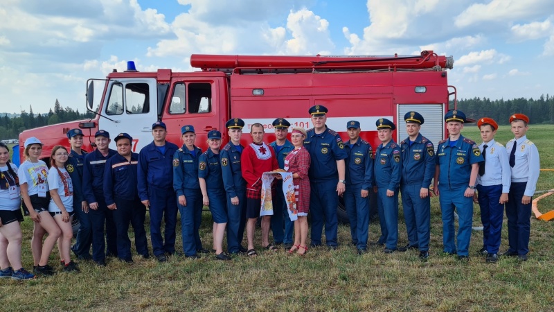 Гости удмуртского национального праздника Гербер посетили Планету безопасности МЧС