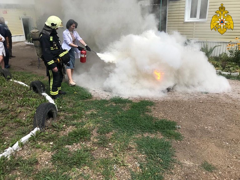 Пожарные Республики Башкортостан провели учения по безопасности в лечебном учреждении