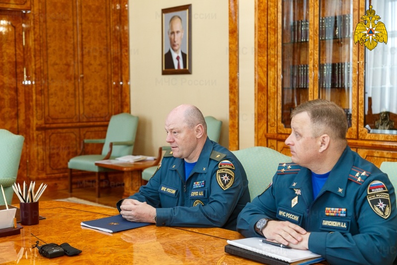 Статс-секретарь – заместитель Министра МЧС России Алексей Серко с рабочим визитом посетил Республику Коми