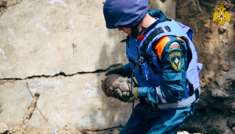 33 боеприпаса времен Великой Отечественной войны найдено на территории частного домовладения в Севастополе (видео)