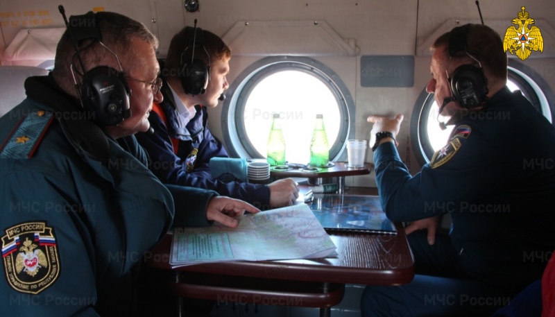 Министр МЧС России посетил паводкоопасные районы в Республике Хакасия