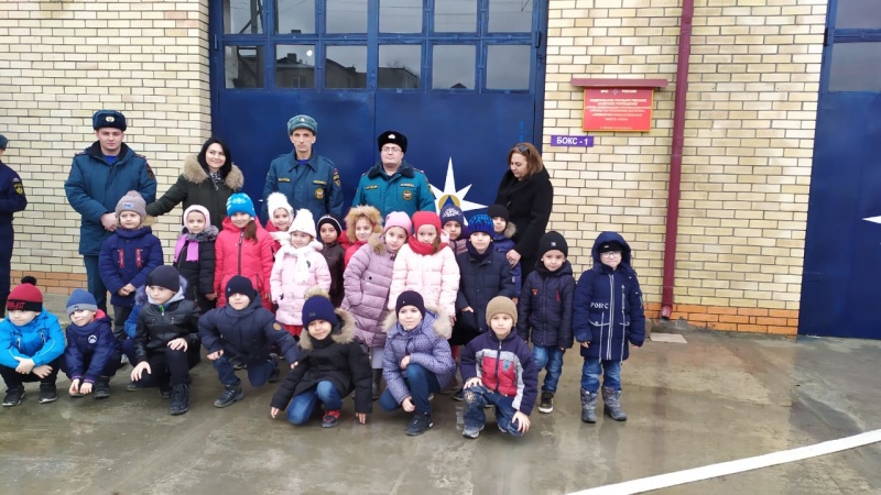 К  30-летию МЧС России: день открытых дверей для воспитанников детского сада