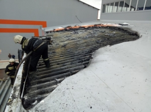 Сотрудники МЧС предотвратили распространение огня на крупном складе Новосибирска