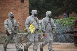 В Новосибирске прошла тренировка по ликвидации крупномасштабной чрезвычайной ситуации на Горводоканале