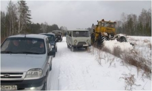 Учение по реагированию на снежные заторы и другие зимние риски прошли в районах Новосибирской области