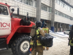 Пожарные Новосибирска ликвидировали возгорание в ЛДС «Сибирь»