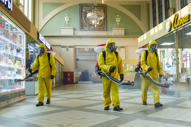 МЧС России продезинфицировано порядка 60 тысяч квадратных метров территории Киевского вокзала