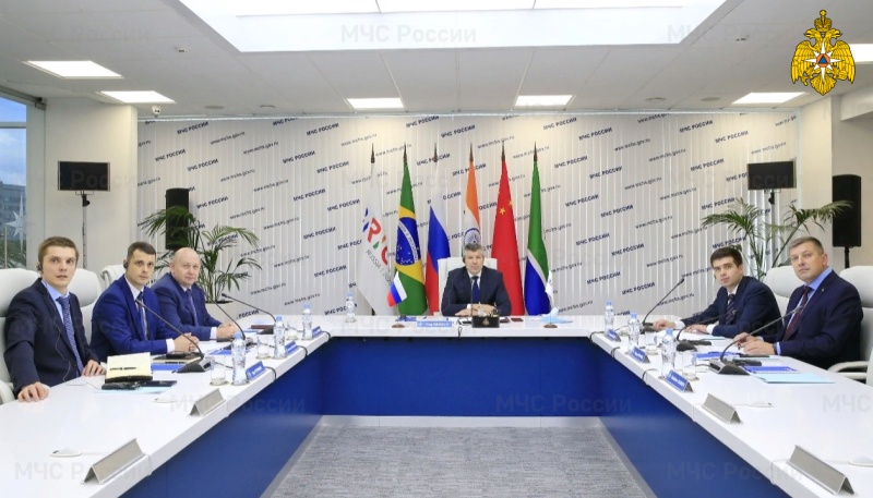 МЧС России приняло участие в работе стран БРИКС по вопросам управления рисками стихийных бедствий