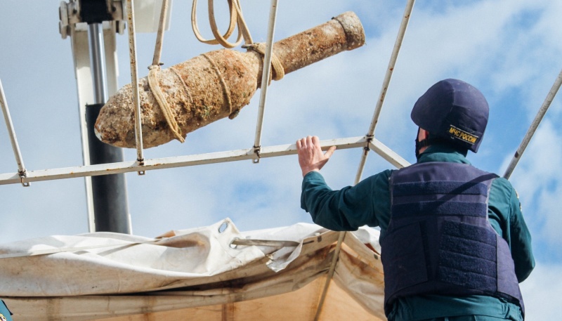 В Крыму пиротехниками МЧС России были уничтожены боеприпасы Великой Отечественной войны