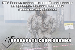 МЧС России проводит онлайн-викторину по проверке знаний в области гражданской обороны