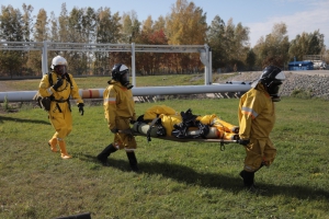 Вопросы гражданской обороны и защищенности от ЧС оценили в ходе учения в городе Обь (фото и видео)